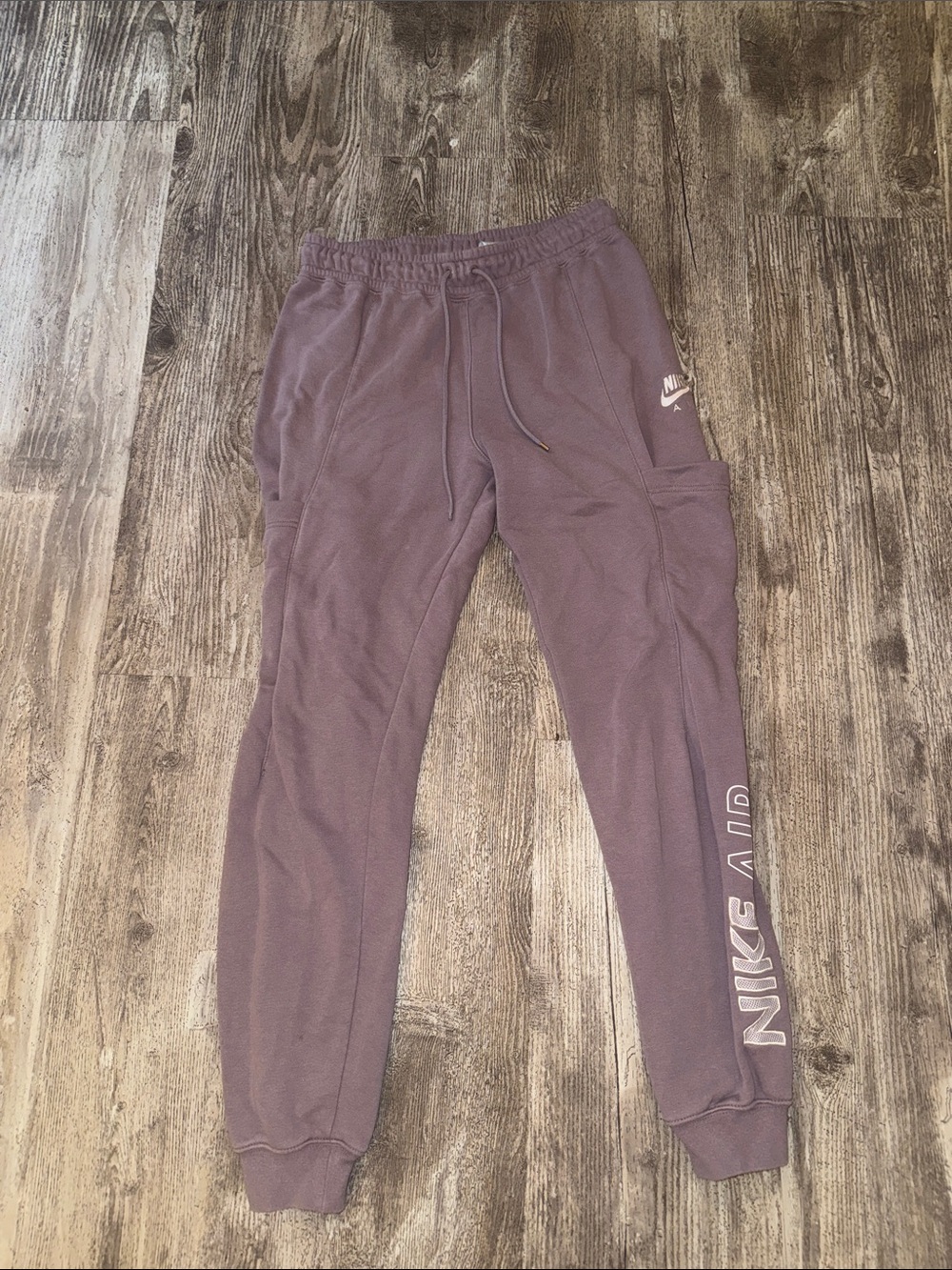 Nike  Mauve/Purple Joggers with Nike Air Print